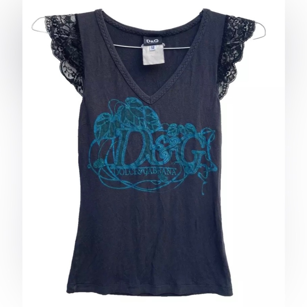Vintage Dolce & Gabbana Sleeveless Top casual boho tank size 24